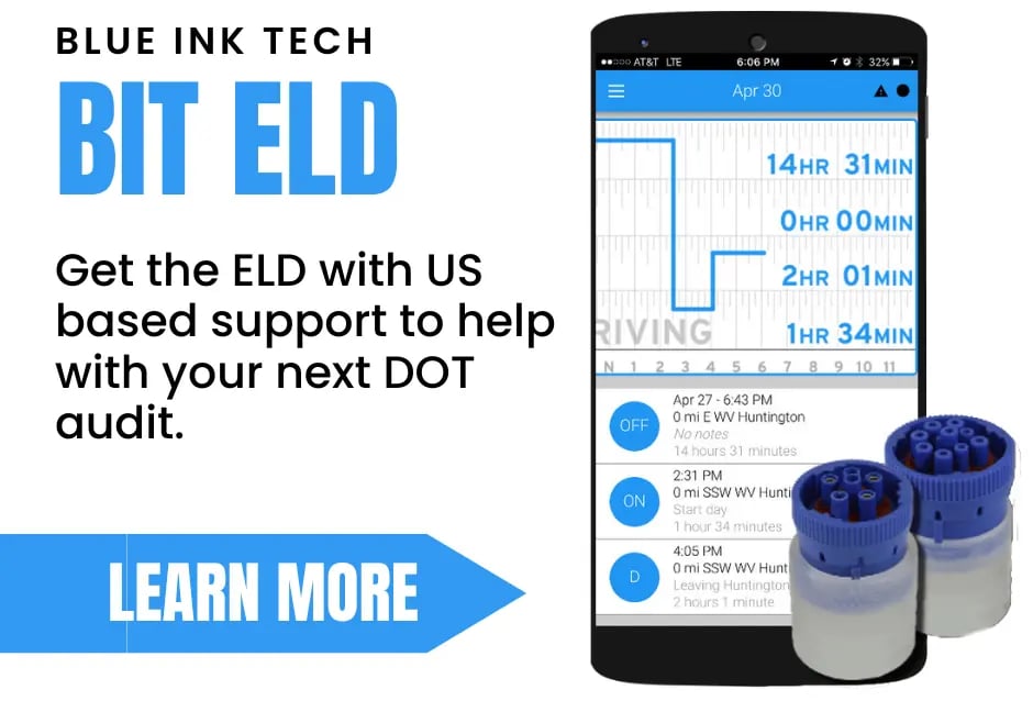Get the ELD with US based support to help with your next DOT audit