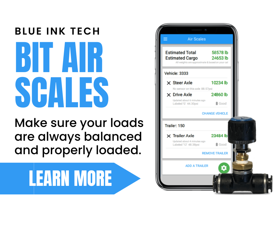 Make sure loads are balanced and properly loaded with onboard truck scales