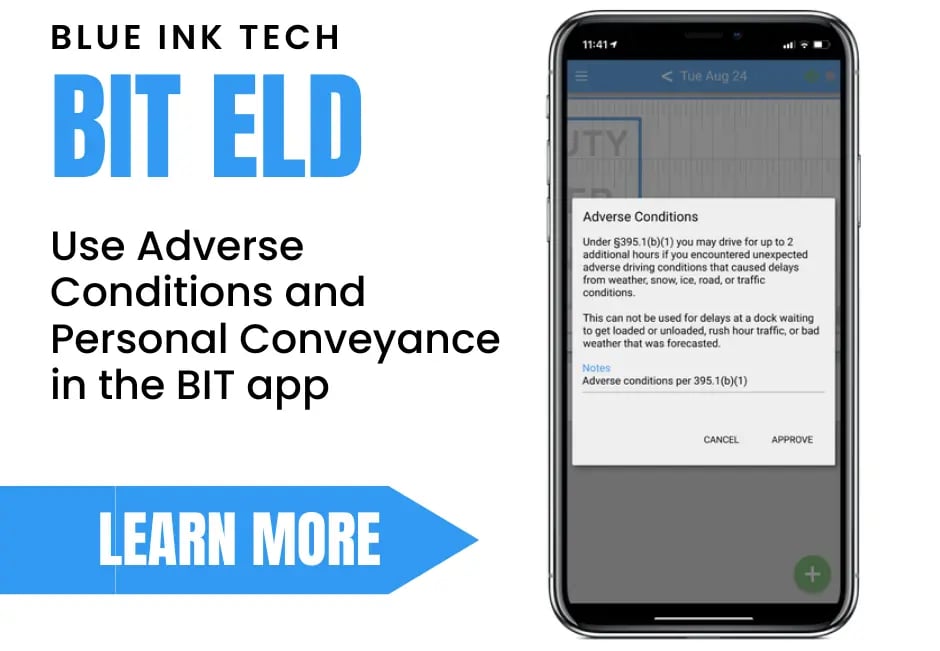 the bit eld has adverse conditions and personal conveyance capabilities