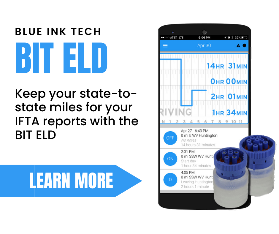 Keep IFTA miles with the BIT ELD