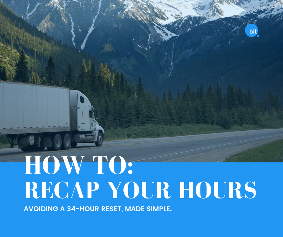 Solo Trucker Hours of Service Recap Calculator